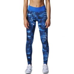 Legginsy sportowe damskie: Adidas Legginsy Long Tight Q1 niebieskie r. M (BQ2112)