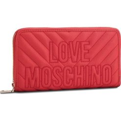 Duży Portfel Damski LOVE MOSCHINO - JC5585PP06KI0500 Rosso. Czerwone portfele damskie Love Moschino, ze skóry ekologicznej. Za 429,00 zł.