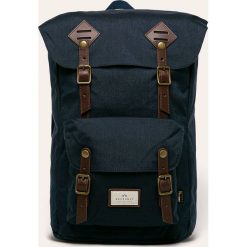 Doughnut - Plecak American Vintage. Niebieskie plecaki męskie Doughnut, ze skóry, vintage. Za 399,90 zł.