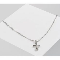Naszyjniki męskie: Rebel Heritage CROSS PURPOSE Naszyjnik silvercoloured