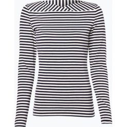 Esprit Collection - Damska koszulka z długim rękawem, niebieski. Niebieskie koszulki damskie marki Esprit Collection, xl, w paski, bez kołnierzyka, z długim rękawem. Za 119,95 zł.