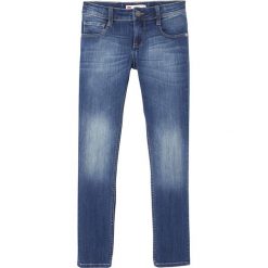 Jeansy slim. Szare jeansy dziewczęce marki LEVI'S KIDS, z bawełny, z standardowym stanem. Za 306,56 zł.