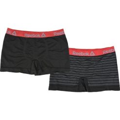 Reebok Barton 2 Pack Mix F8166 bokserki męskie czarne M. Czarne bokserki męskie Reebok, bez wzorów, z elastanu. W wyprzedaży za 74,99 zł.