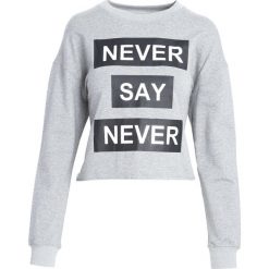 Szara Bluza Five Minutes More. Szare bluzy sportowe damskie Born2be, xl, z nadrukiem. Za 69,99 zł.