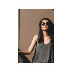 Topy damskie: TOP GRUNGE GRAY