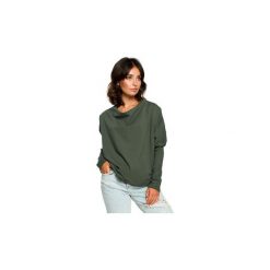 Bluzki Be B094 Bluza z dekoltem z tyłu - militarno. Bluzki damskie BE. Za 105,00 zł.