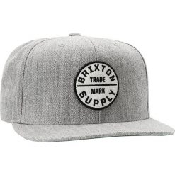 Czapki męskie: Brixton OATH III SNAPBACK Czapka z daszkiem heather grey
