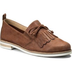 Półbuty CAPRICE - 9-24204-20 Hazelnut Pearl 332. Brązowe półbuty damskie skórzane Caprice, na obcasie. W wyprzedaży za 169,00 zł.