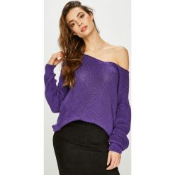 Answear - Sweter Orient Express. Fioletowe swetry klasyczne damskie marki ANSWEAR, s, z dzianiny. Za 79,90 zł.