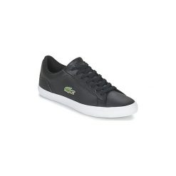 Buty Lacoste LEROND BL 1. Czarne trampki męskie Lacoste, bez wzorów, bez zapięcia. Za 319,20 zł.