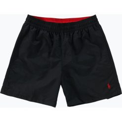 Polo Ralph Lauren - Męskie spodenki kąpielowe, czarny. Czarne kąpielówki męskie marki Polo Ralph Lauren, z tkaniny. Za 299,95 zł.