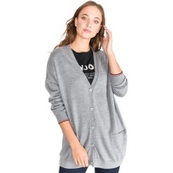 Tommy Hilfiger Essential Sweter Szary. Szare bluzy damskie TOMMY HILFIGER, s, bez wzorów, z wełny, bez rękawów, bez kaptura. Za 738,95 zł.
