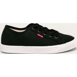 Levi's - Trampki. Czarne trampki i tenisówki damskie Levi's®, bez wzorów, z gumy, bez zapięcia. Za 149,90 zł.