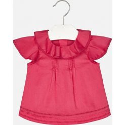 Mayoral - Top dziecięcy 80-98 cm. Różowe topy damskie marki Mayoral, z bawełny, z okrągłym kołnierzem. Za 104,90 zł.