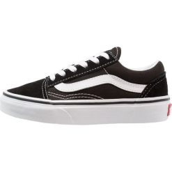 Vans OLD SKOOL Tenisówki i Trampki black/true white. Czarne trampki dziewczęce Vans, ze skóry. Za 199,00 zł.
