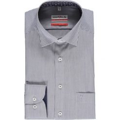 Koszula - Modern fit - w kolorze niebiesko-białym. Niebieskie koszule męskie Marvelis, m, w paski, z bawełny. W wyprzedaży za 72,95 zł.