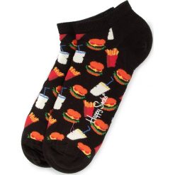 Skarpety Niskie Unisex HAPPY SOCKS - HAM05-9300 Czarny Kolorowy. Czarne skarpetki damskie Happy Socks, bez wzorów, z elastanu. Za 32,90 zł.