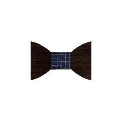 Mucha męska drewniana EM Men's Accessories. Brązowe muchy męskie Em men's accessories, z materiału, wizytowe. Za 129,99 zł.