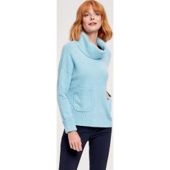Sweter w kolorze błękitnym. Niebieskie swetry damskie ZOCHA, s, z bawełny. W wyprzedaży za 179,95 zł.