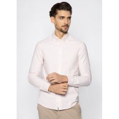 Koszula Calvin Klein Stretch Oxford Shirt K10K105280. Różowe koszule męskie Calvin Klein, m, bez wzorów, z bawełny, casualowe, bez kołnierzyka, bez rękawów. W wyprzedaży za 219,00 zł.