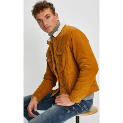Jack & Jones - Kurtka. Żółte płaszcze męskie Jack & Jones, m, bez wzorów, z bawełny, krótkie, bez kaptura. W wyprzedaży za 119,90 zł.