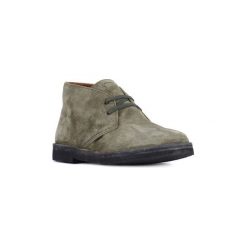 Botki Frau SUEDE PEPE. Zielone botki męskie marki Frau, bez zapięcia. Za 335,08 zł.