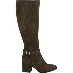 Kozaki - 2774 CAM GR43. Brązowe buty zimowe damskie Venezia, ze skóry. Za 489,00 zł.