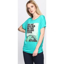 Bluzki damskie: Zielony T-shirt Had One