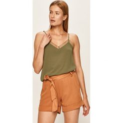 Haily's - Bluzka. Czarne bluzki damskie Haily's, na co dzień, s, bez wzorów, z poliesteru, casualowe, bez kołnierzyka, bez rękawów. W wyprzedaży za 49,90 zł.