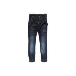 Name it Girls Spodnie Jeans Agirl dark blue denim. Niebieskie spodnie niemowlęce marki Name it, z bawełny. Za 124,99 zł.
