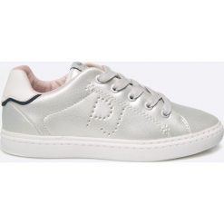 Pepe Jeans - Tenisówki. Szare buty dziewczęce sportowe marki Pepe Jeans, z gumy, na sznurówki. W wyprzedaży za 99,90 zł.