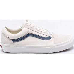 Vans - Tenisówki. Białe trampki męskie marki Vans, ze skóry, na sznurówki. W wyprzedaży za 199,90 zł.