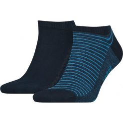 Levi's 2-pack Skarpetki Niebieski. Niebieskie skarpetki damskie w paski, z elastanu. Za 42,95 zł.
