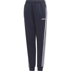 MŁODZIEŻOWE SPODNIE DRESOWE ADIDAS (152). Czarna spodnie męskie Adidas, m, w paski, z bawełny, młodzieżowe. Za 129,99 zł.