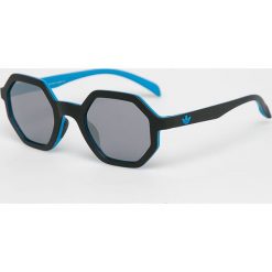 Adidas Originals - Okulary AOR020. Czarne okulary przeciwsłoneczne damskie adidas Originals, okrągłe. W wyprzedaży za 129,90 zł.