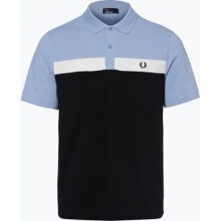 Fred Perry - Męska koszulka polo, niebieski. Niebieskie koszulki męskie Fred Perry, m, bez wzorów, retro, polo, bez rękawów. Za 399,95 zł.