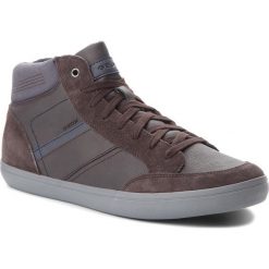 Sneakersy GEOX - U Box E U84R3E 0ME22 C6MF4 Coffee/Navy. Pomarańczowe sneakersy męskie Geox, na co dzień, bez wzorów, z zamszu, bez zapięcia. W wyprzedaży za 199,00 zł.