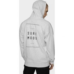 Bluza męska BLM609 - biały melanż - Outhorn. Białe bluzy męskie Outhorn, m, bez wzorów, z kapturem, bez rękawów, bez kaptura. W wyprzedaży za 89,99 zł.