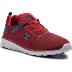 Sneakersy DC - Heathrow ADYS700071 Dark Red(Drk). Czerwone sneakersy męskie DC, na co dzień, bez wzorów, z tworzywa sztucznego, bez zapięcia. W wyprzedaży za 209,00 zł.