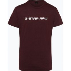 G-Star - T-shirt męski – Loaq, czerwony. Czerwone t-shirty męskie marki G-Star, m, z napisami, z klasycznym kołnierzykiem. Za 89,95 zł.