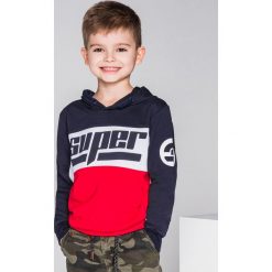 Bluzy chłopięce: BLUZA DZIECIĘCA Z KAPTUREM KB009 – GRANATOWA