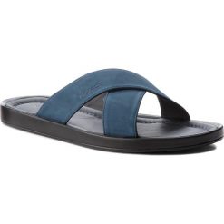 Klapki KAZAR - Harry 29419-03-N9 Navy. Niebieskie klapki męskie Kazar, w paski, ze skóry. W wyprzedaży za 229,00 zł.