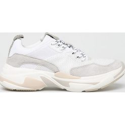 Pepe Jeans - Buty Sinyu Snow. Białe buty sportowe damskie Pepe Jeans, bez wzorów, z jeansu, sportowe. W wyprzedaży za 269,90 zł.