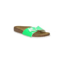 Klapki Birkenstock KLAPKI 0439853. Brązowe klapki damskie marki Birkenstock, bez wzorów, bez obcasa. Za 188,99 zł.