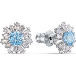 Swarovski - Kolczyki Sunshine. Szare kolczyki damskie Swarovski, z kryształem, metalowe. W wyprzedaży za 339,90 zł.