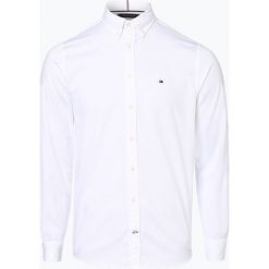 Tommy Hilfiger - Koszula męska, czarny. Szare koszule męskie marki TOMMY HILFIGER, l, z bawełny, button down, z długim rękawem. Za 399,95 zł.