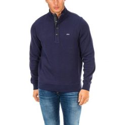 Golfy męskie: Sweter w kolorze granatowym