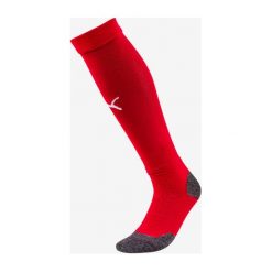 Puma Team Liga Skarpetki Czerwony. Czerwone skarpetki męskie Puma, bez wzorów, z elastanu. Za 59,95 zł.