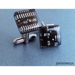 Spinki do mankietów elektroniczne czarne. Czarne spinki do mankietów męskie marki Pakamera. Za 156,00 zł.