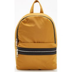 Musztardowy plecak - Żółty. Żółte plecaki damskie Reserved. Za 89,99 zł.